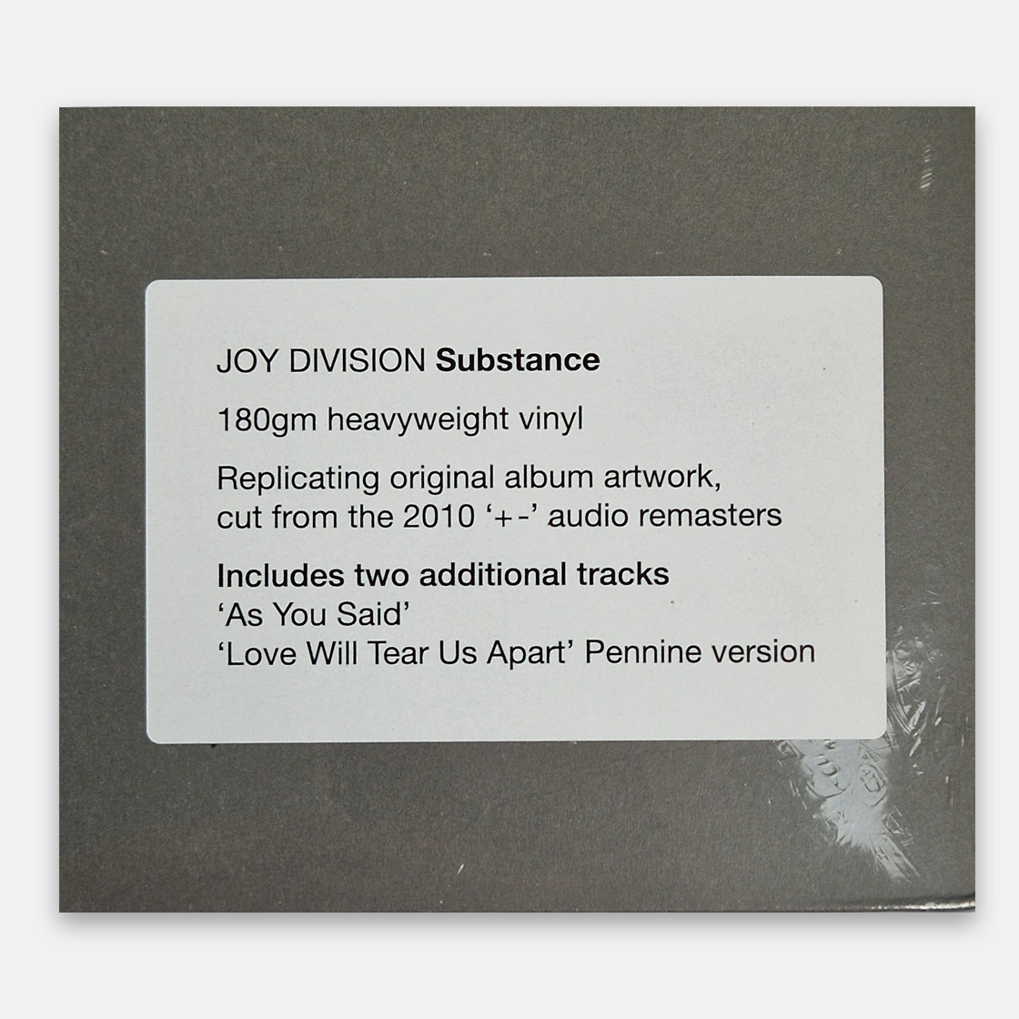 Joy Division - Substance